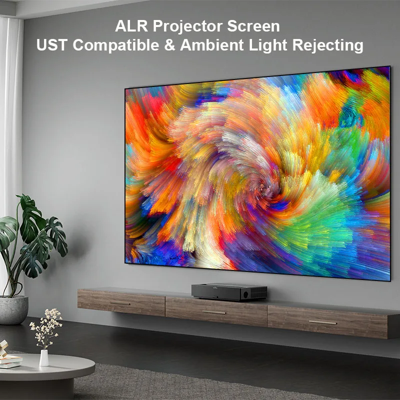 

Проекционный экран Fresnel 5.0 Pro UST ALR с фиксированной рамкой, 16:9, узкая рамка 1 см, 4K 8K, для лазерного телевизора и домашнего кинотеатра