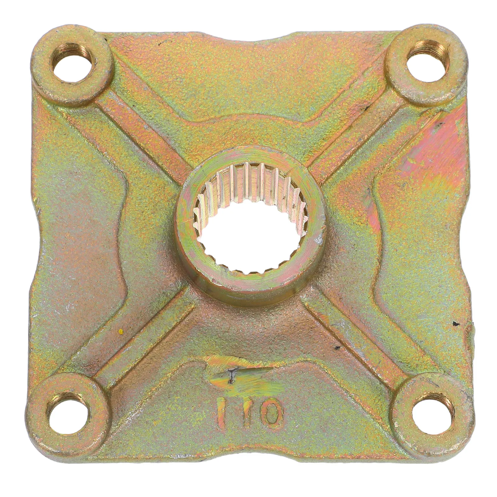 

4-Hole Wheel Hub Flange Rotary Body 23-Tooth Axle Hub Replacement for Atv Go-Kart Rear Axle Spline Adapter