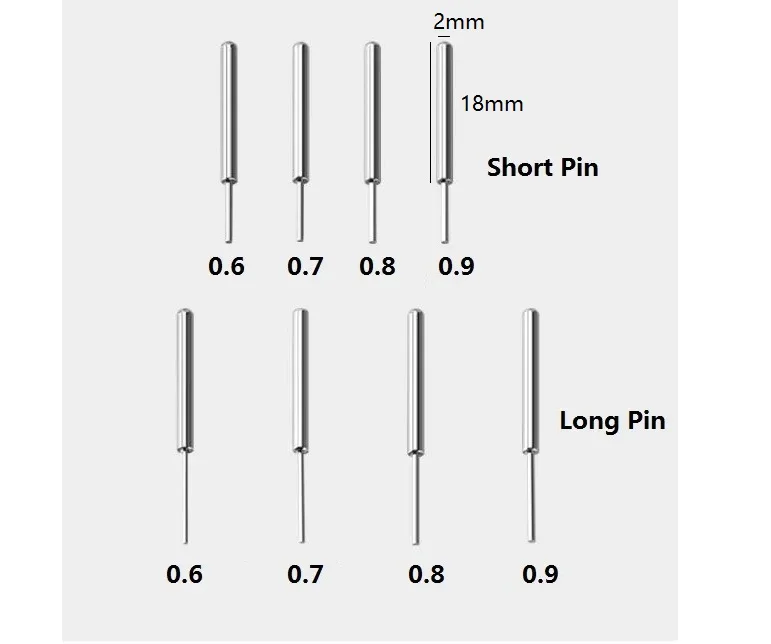 W3038A Steel Pin Replacement for 360 Degree Swivel Type Watch Bracelet Link Remover Band Sizing Tool WW3038