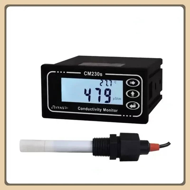 CM-230S Conductivity Meter Online Conductivity Meter TDS Instrument EC Meter Conductivity Electrode Replace Pure Water Monitor