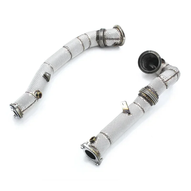 

Section High flow Pipes branch downpipe Exhaust Pipe with for 335i F30 3.0T N54 2013-2015