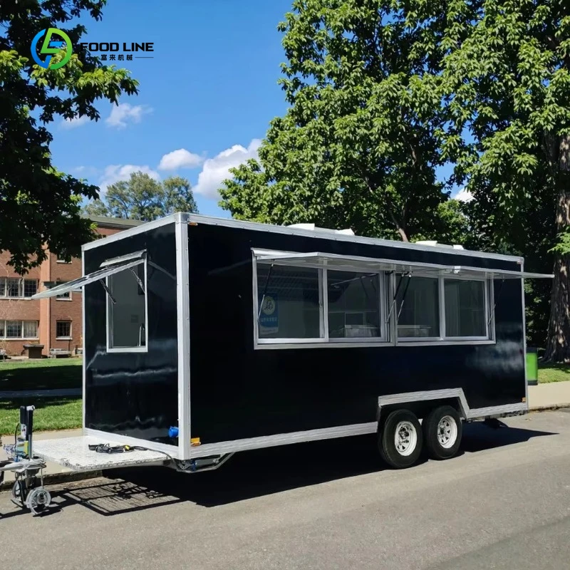 

18ft Commercial Food Trailer Fully Equipped Mobile Cheap Food Truck for Snacks Hotdogs Australia Standard for Burgers Ice Cream