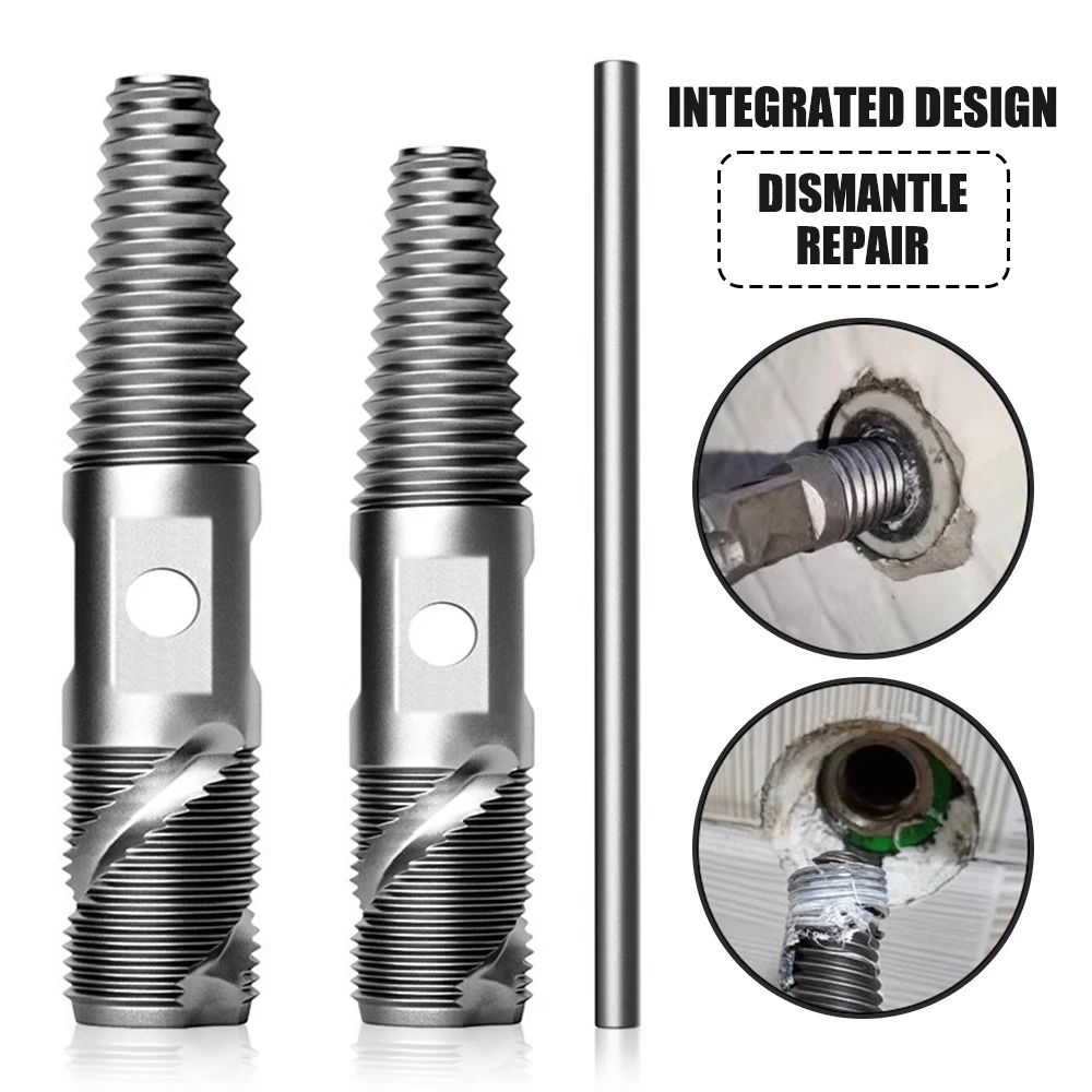 

Водяной кран двойного назначения, экстрактор сломанной резьбы, водопровод, сломанный болт, винты, инструменты для удаления крана, клапан, краны для ремонта резьбы