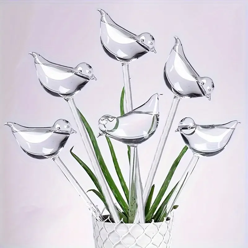 Selbstbewässernde Vogelkugeln – Automatische Pflanzenbewässerung für Topfpflanzen, Blumen und Bonsai im Innen- und Außenbereich