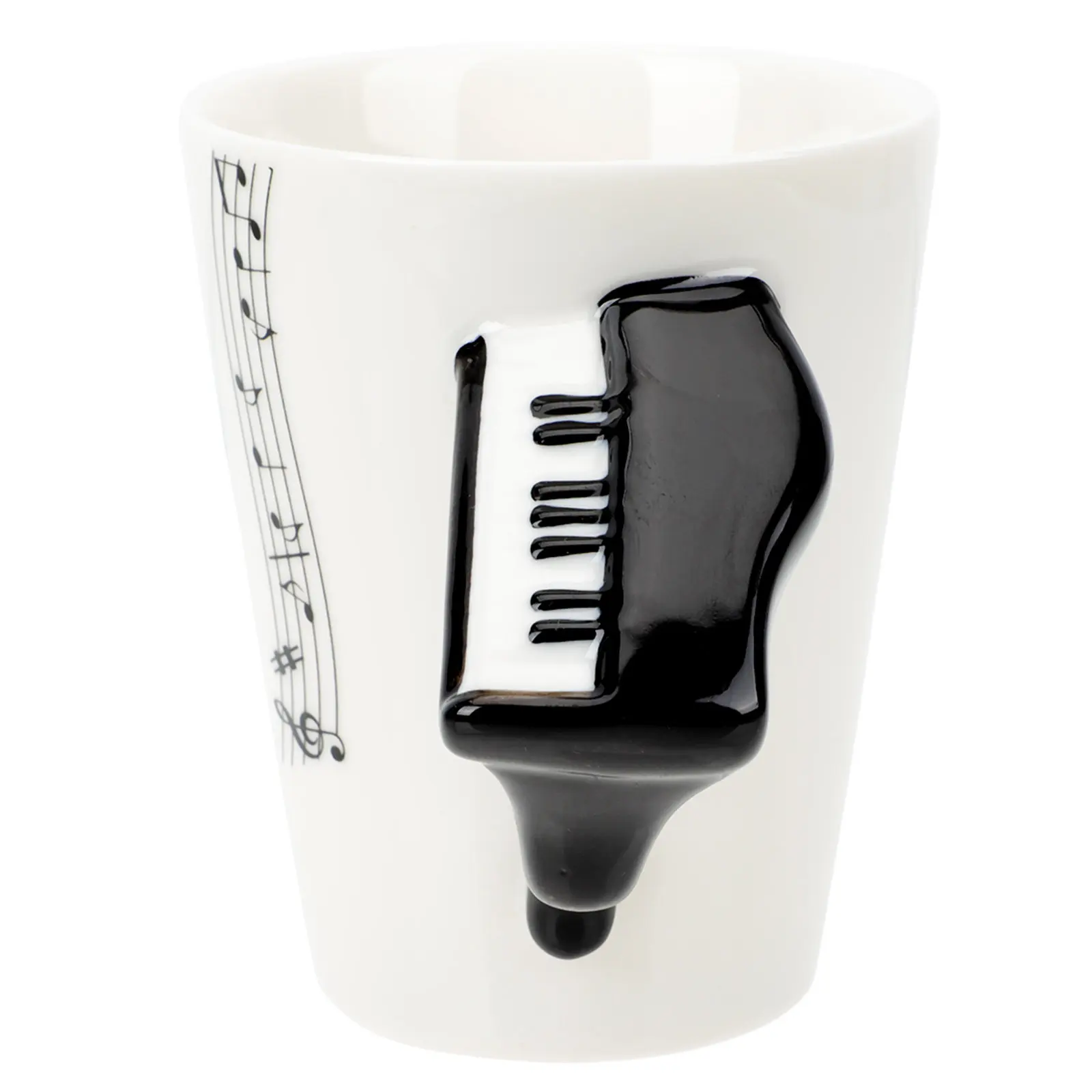 

Ceramic Coffee Mug Music Theme Design Comfortable for Hot Drinks Home Office Picnics Fashion Coffee Cup