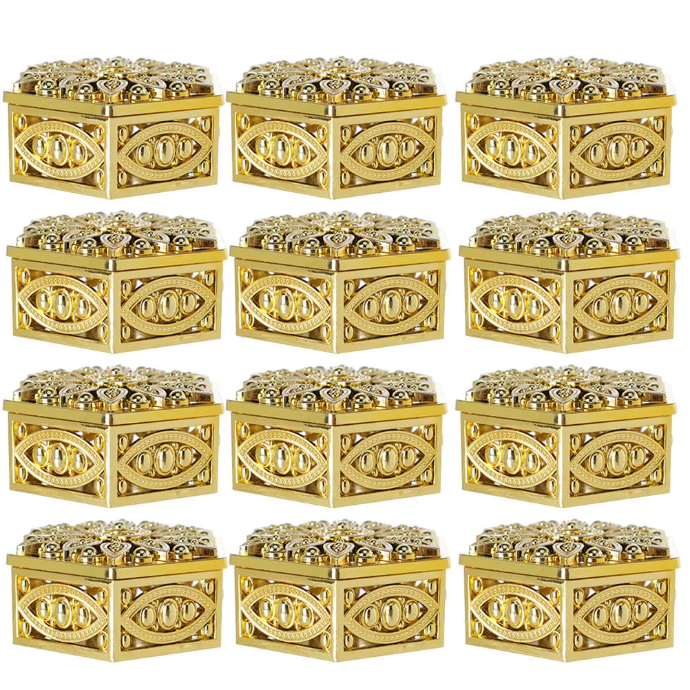 

12Pcs Candy Container Clear Plastic Candy Box with Lid Perfect for Wedding Treats Party Favors Goody Storage Solution