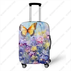 Luxury Brand Women Butterfly Cover for Suitcase Girls Dust-proof Travel Luggage Protective Covers 18-32 Inch Suitcase Cover
