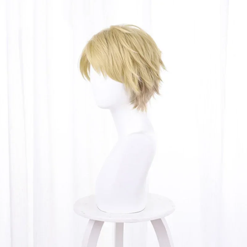 

Anime Loid Forger Cosplay Wig Cap Light Blond Short Hair Twilight Anya Forger Father Accessory Party