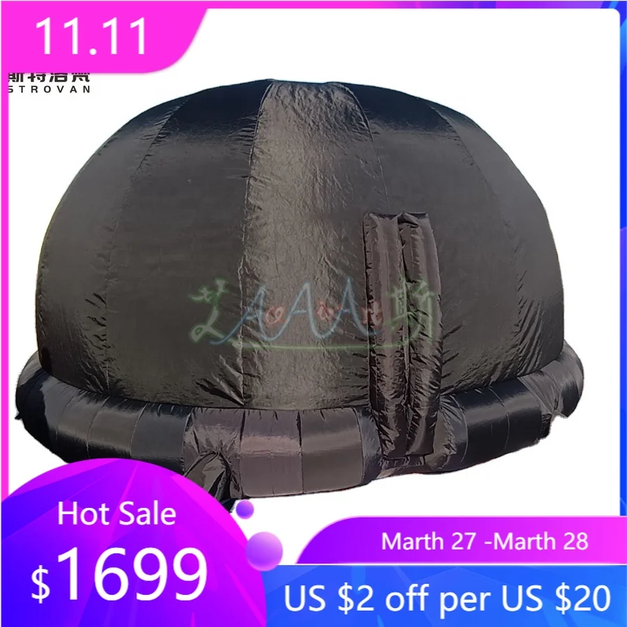 

STLF Custom Inflatable Arch Planetarium Tent with Projection Screen for Parties Events School Education & Entertainment Projects