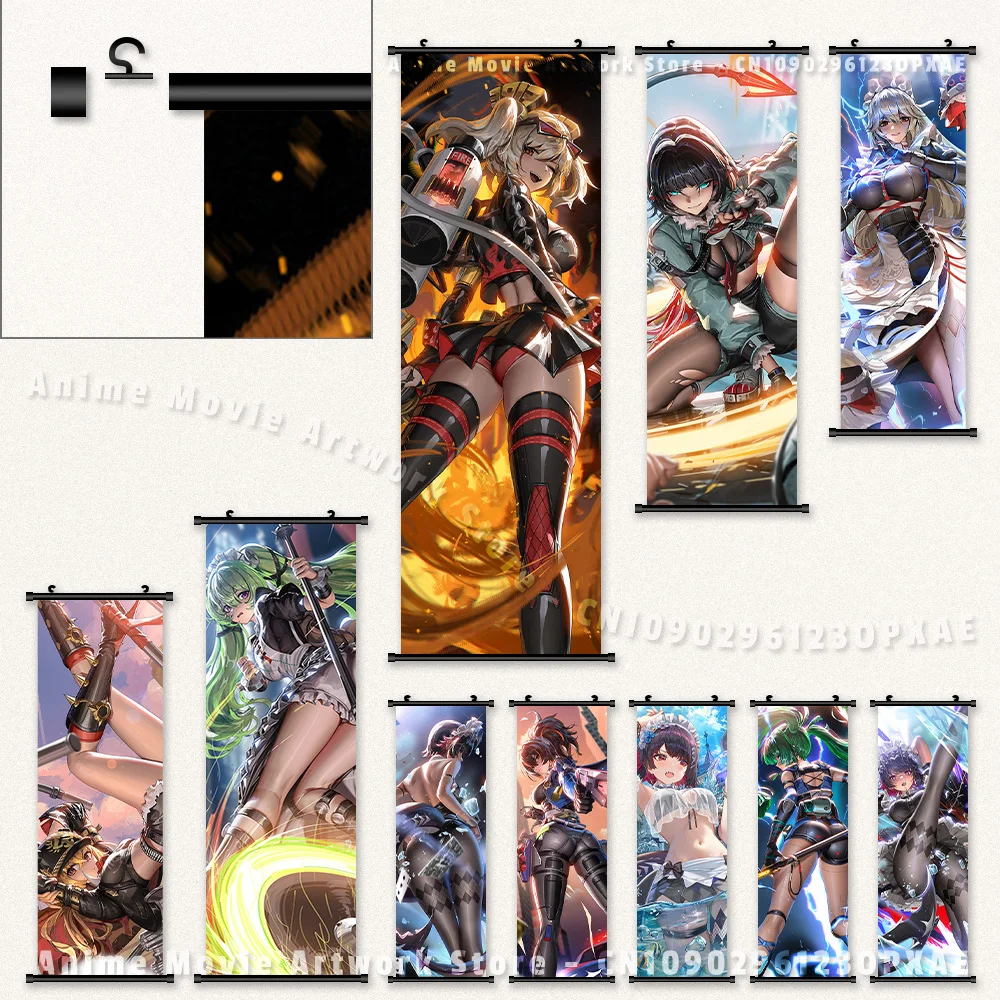 

Настенный художественный постер с игрой Alexandrina Sebastiane, домашний декор, HD принт, прокрутка, картина на холсте, гостиная для Zenless Zone Zero