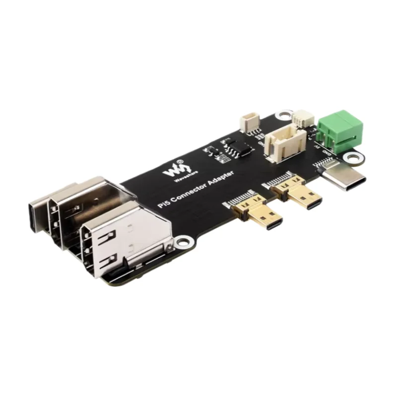 Raspberry Pi 5/4B Dual 4K HMI Expansion Board For Plug And Play Driver-Free Signal Conversion With High Quality 180-Day Warranty