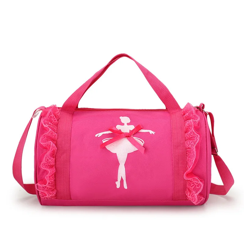 

Cute portable lightweight girl ballet dance bag kids backpack gymnastics latin dance yoga color dance jazz storage shoulder bag