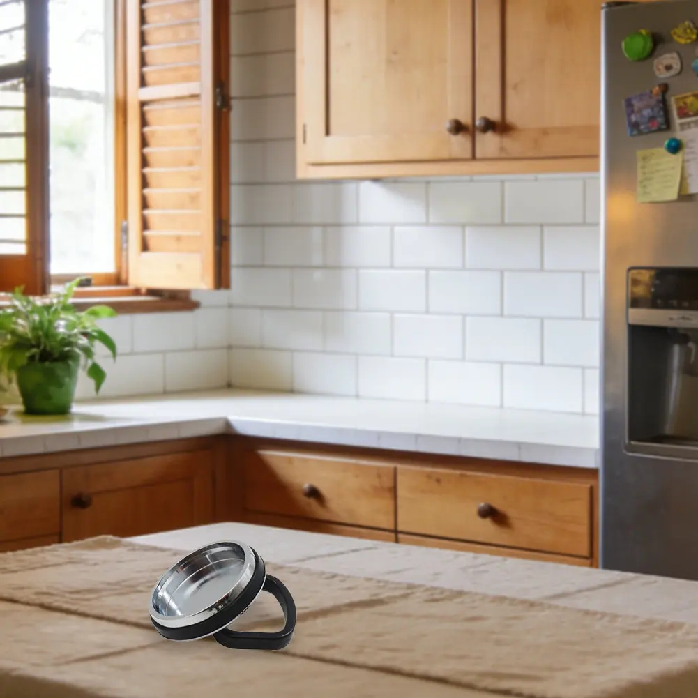 Sink Drain Sealing Lid in Stainless Steel for Kitchen and Laundry Areas Designed for Stability and Long Term Function