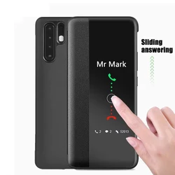 Flip Cover Leather Phone Case For Huawei P80 Ultra P70 ProPlus P60 P30 P40 Pro P30 pro P50 P80 P70 P20pro Smart View Case