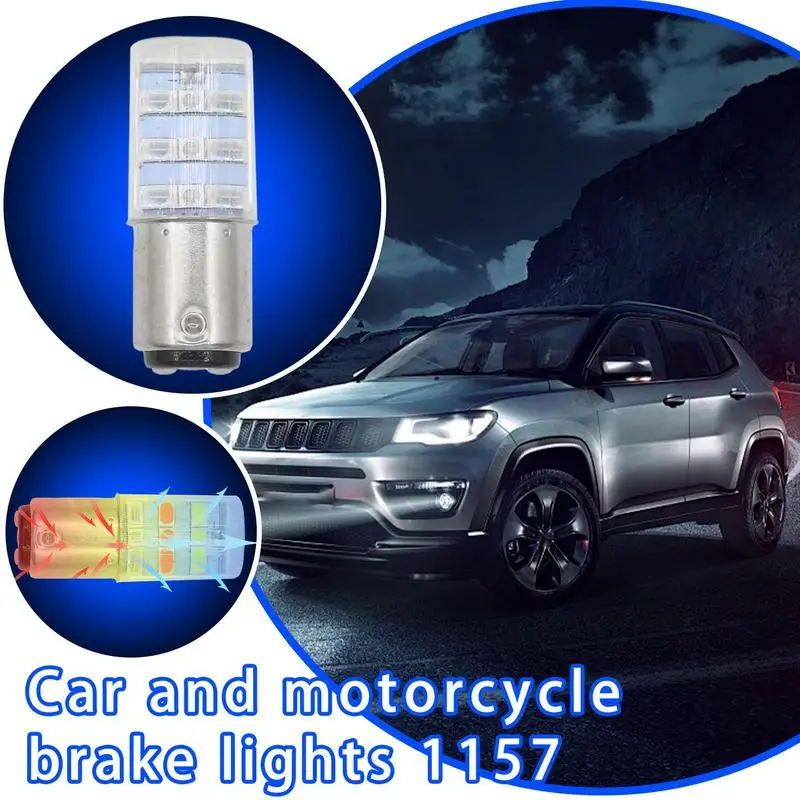 Brake Light Replacement Bulb Super Bright Taillight Bulb 1157 Rear Brake Light Flashing LED Car Signal Blinking Running Lighting