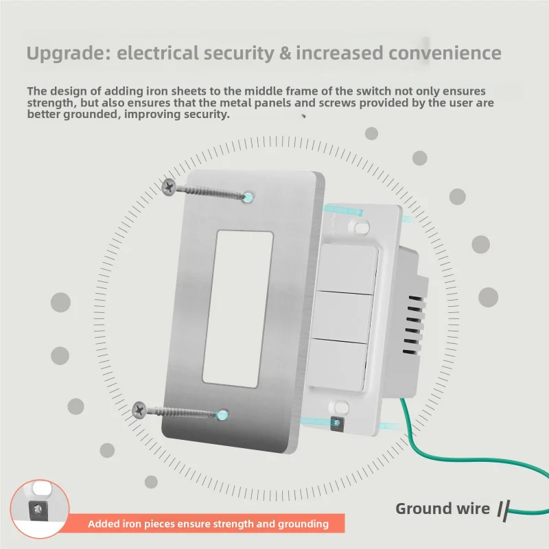 Saklar Tombol Zigbee Graffiti Intelligence |   Universal Zero Fire Tidak Memerlukan Kabel |   Pengaturan Waktu Aplikasi + Kontrol Jarak Jauh Suara |   Cerdas
