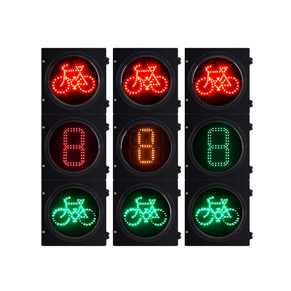 دراجة بدوره ضوء إشارة أحمر أصفر أخضر LED إشارة المرور للبيع