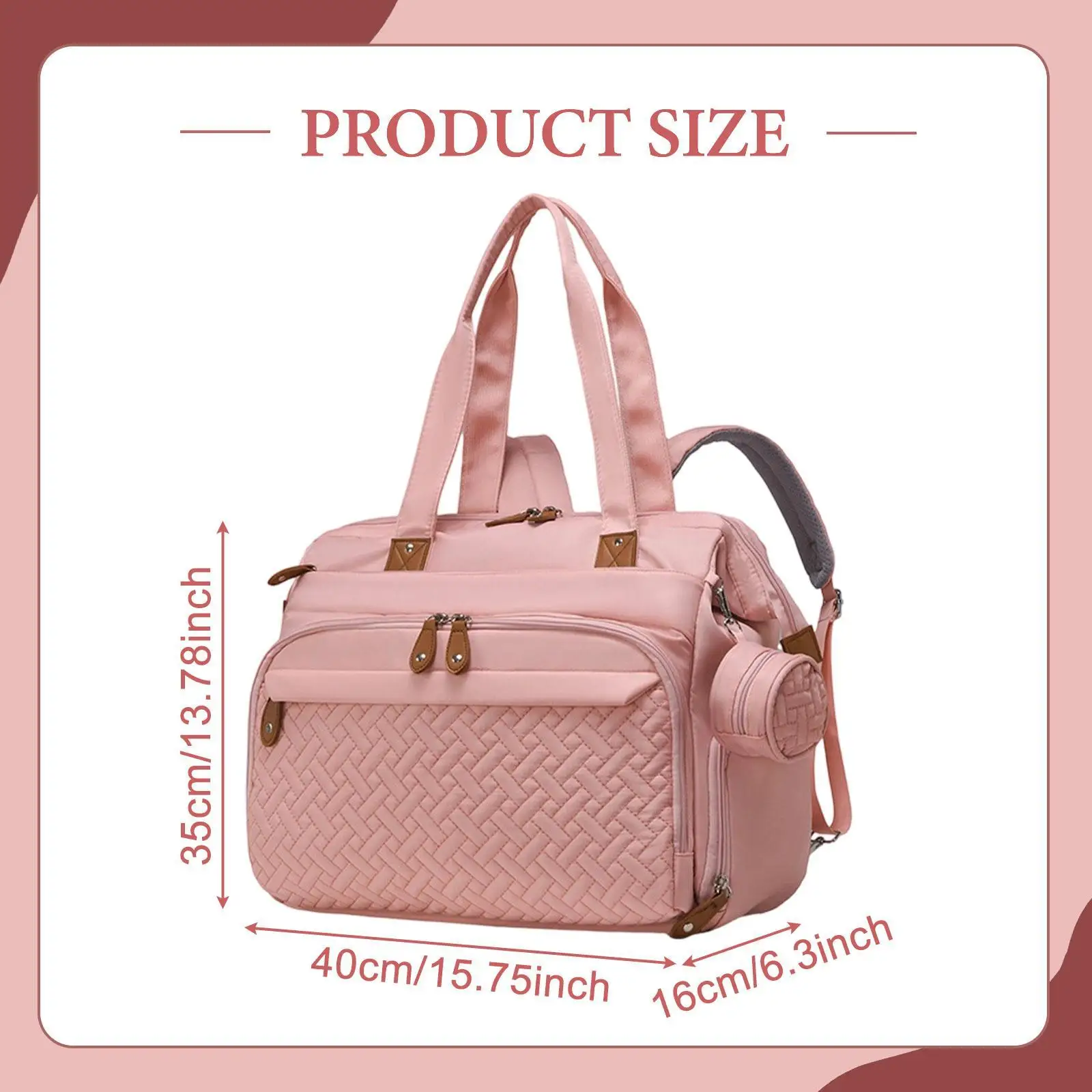 Diaper Bag Backpack with Shoes Compartment Organizer Dry Wet Separation Practical Travel Bag for Trip Essentials Bottle Women