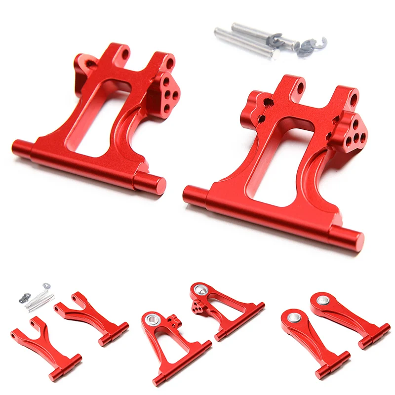 Aluminum TT-02 Front Rear Upper Lower Suspension Arm Set for RC Car Tamiya TT02