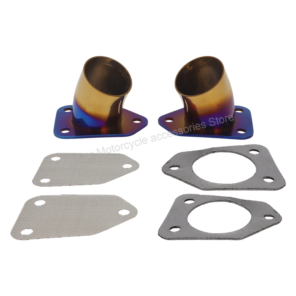 Końcówki wydechu ze stali nierdzewnej 50mm z uszczelkami i osłonami przeciw iskrom do CFMOTO CFORCE 850 1000 G3 2024+ - części ATV