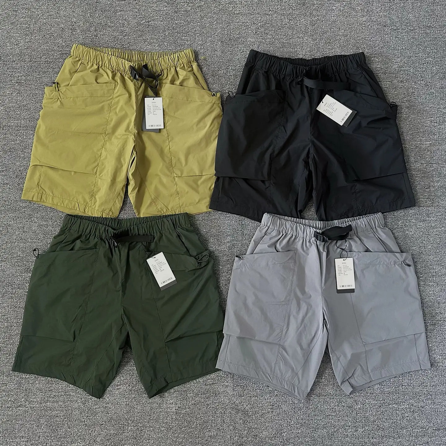 

GwIn 25SS mountain outdoor functional nylon quick-drying waterproof work shorts unisex