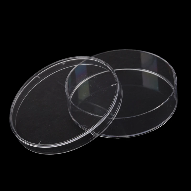 30Pcs Sterile Petri Dishes With Lids For Lab Plate Bacterial Yeast 55Mm X 15Mm