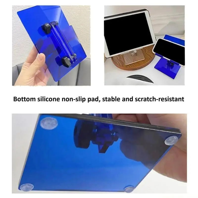 Acrylic Phone Tablet Holder Transparent-Tablets Pad Stand Stable And Fashionable