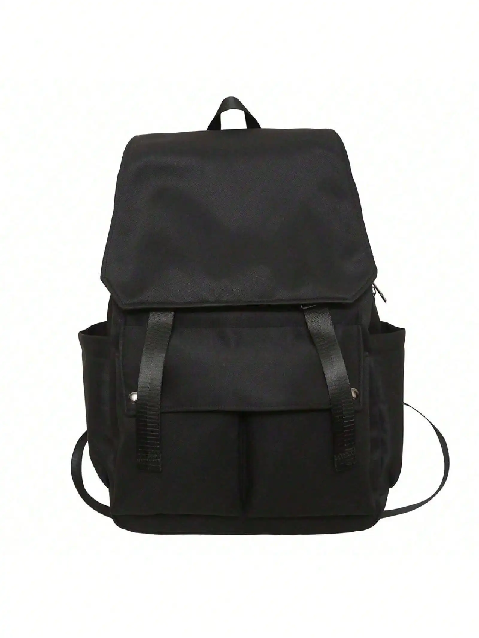 

Fashion Style Girls' Backpack For Middle And High School Students, Unisex Large Capacity Casual Backpack, Japanese Style Versatile Laptop Backpack