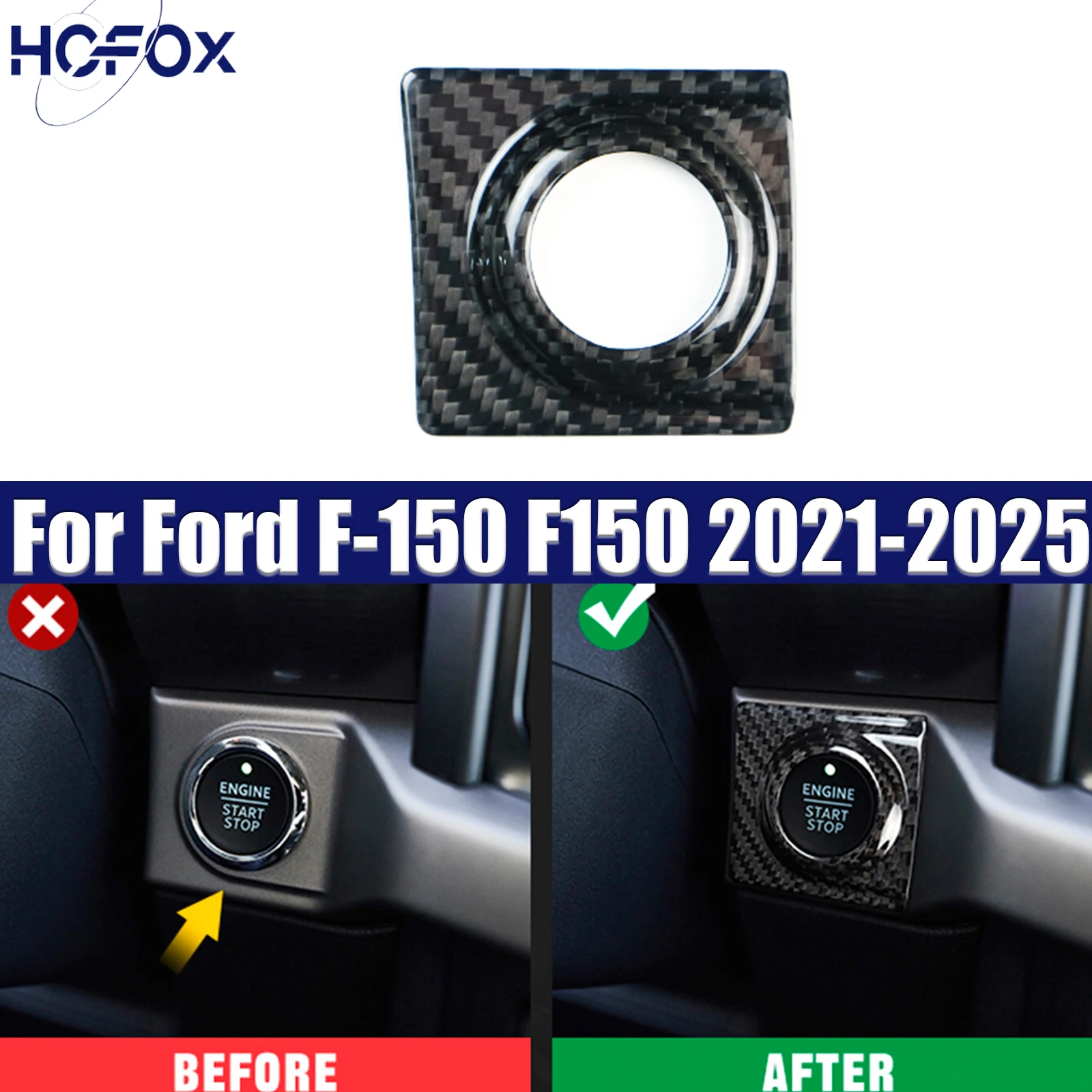 

For Ford F-150 F150 2021-2025 Car Center Ignition Starter Frame Cover
