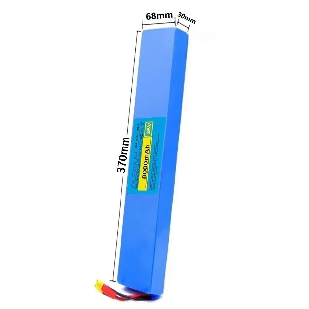 36V 8Ah 10S2P 18650 Rechargeable Battery Pack with BMS, Suitable for Electric Power Tool Pedals, 18650 Battery.