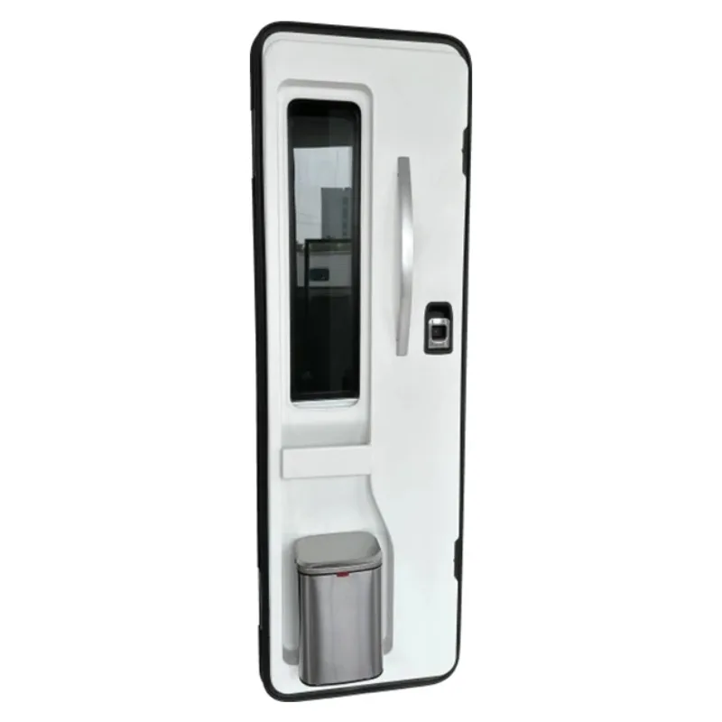 2024 المبيعات الساخنة 23.6*71.2 بوصة إطار باب من سبائك الألومنيوم قفل مزدوج النقطة الباب الأوروبي مع قافلة متنقل Rv