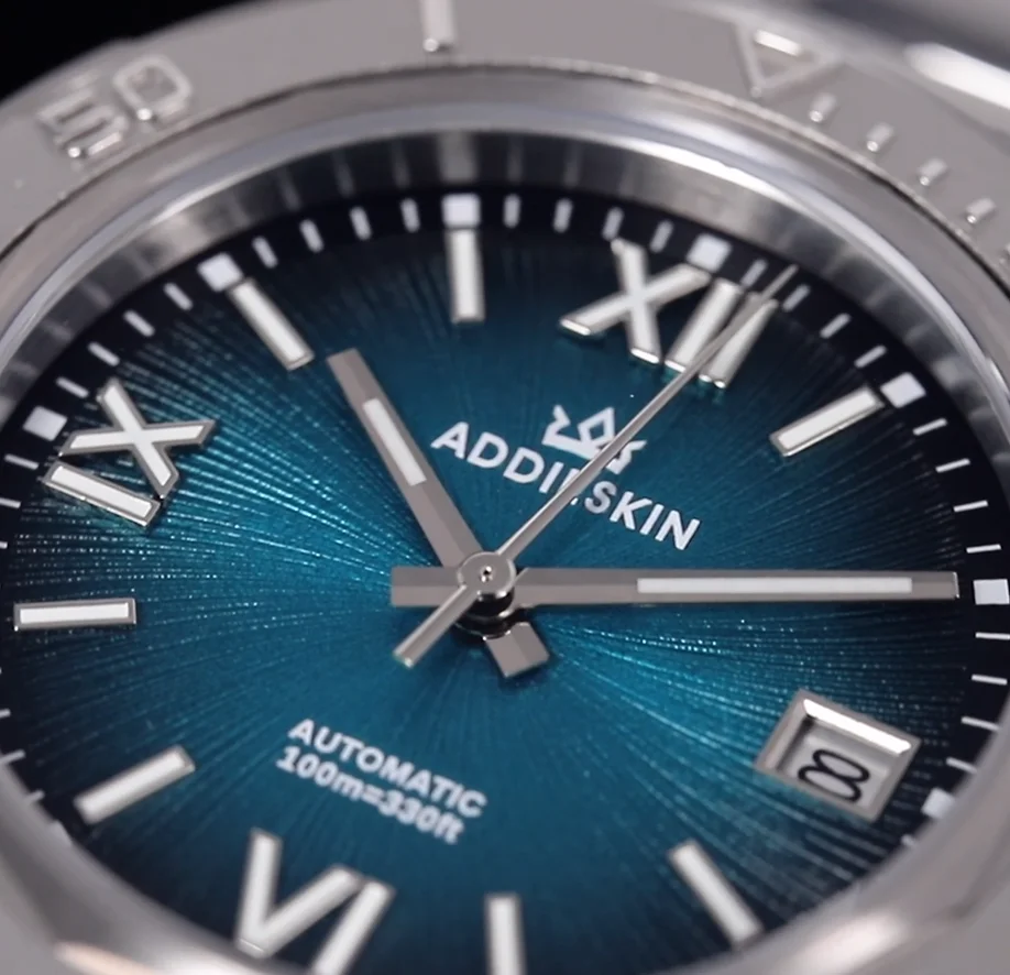 

AddiesKin reloj hombre K002 Watch For Men 100m Diver Sapphire Glass BGW9 Luminous Japan 9015 Movement Mechanical Automatic Watch