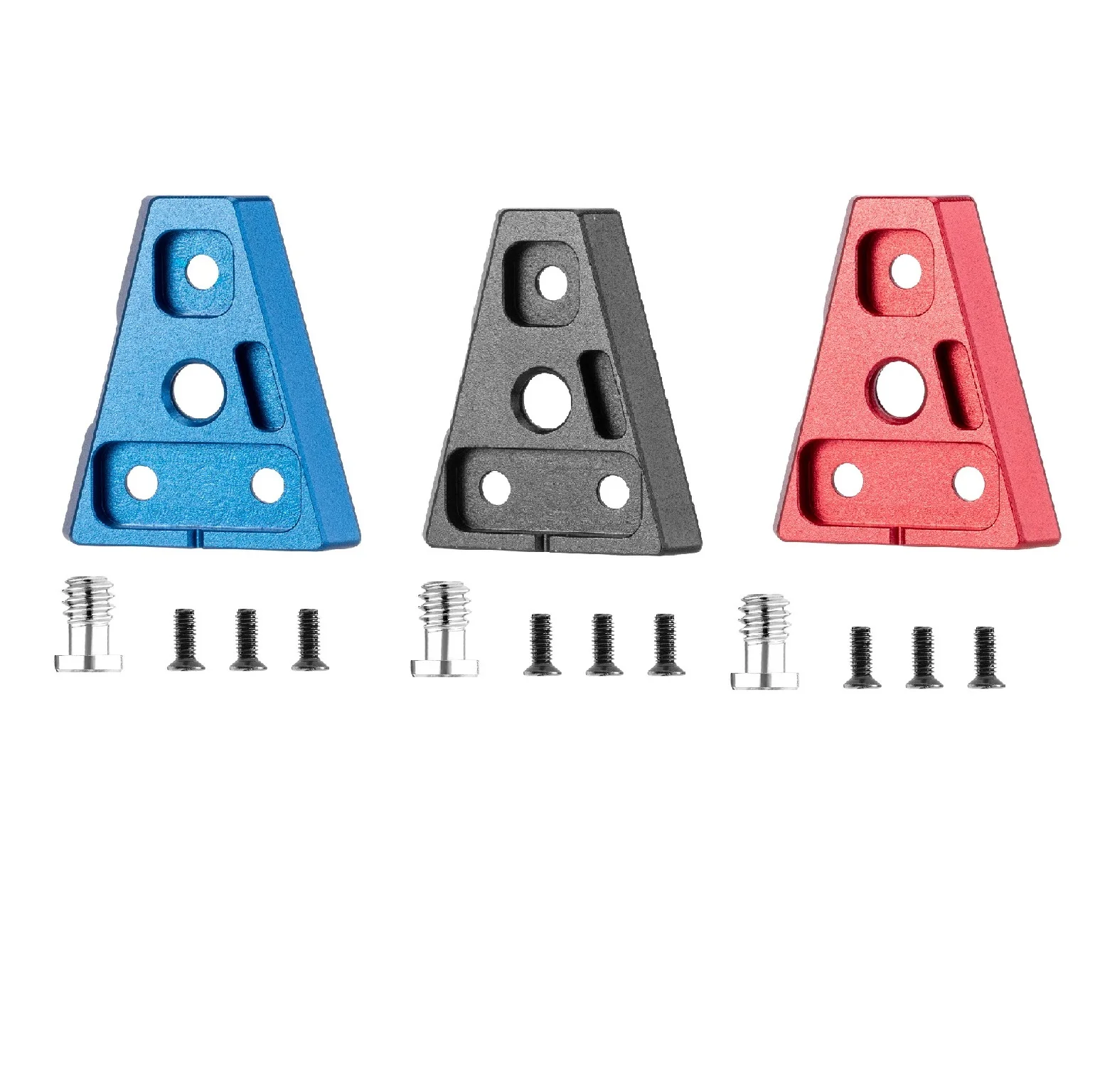 FOMITO V Mount Battery Plate Mixed color 3pcs , V-Lock Mount Battery Plate with M3 1/4 Screw