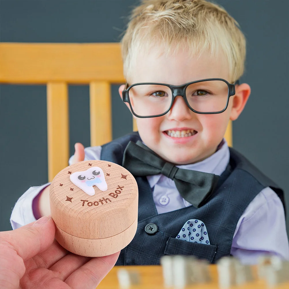 

2 шт. деревянная коробка для детских зубов, элегантный минималистичный дизайн, подарок на память для новорожденных мальчиков и девочек, вехи, коробка на память для маленьких мальчиков