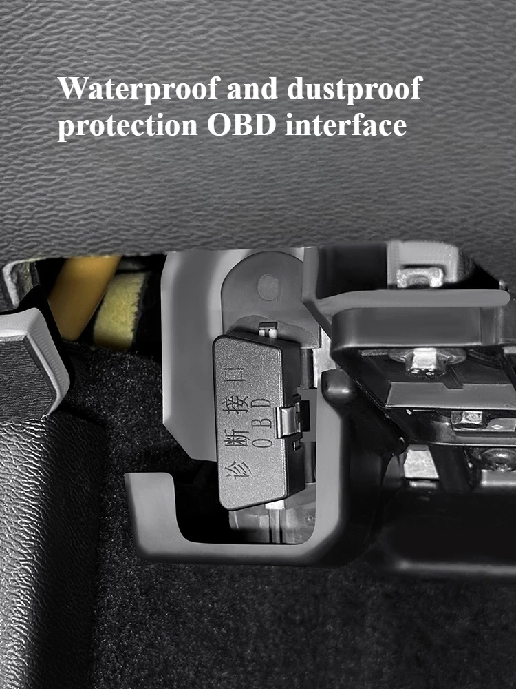 for BYD Han L DMI EV Computer diagnostic interface OBD protective cover special dustproof and waterproof cover supplies