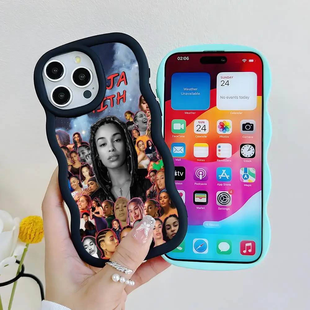 

Чехол для мобильного телефона Jorja Smith для iPhone 17 16 15 14 13 12 11 Air Pro Max Plus, с волнистым краем, из ТПУ, разноцветный, красивый, роскошный