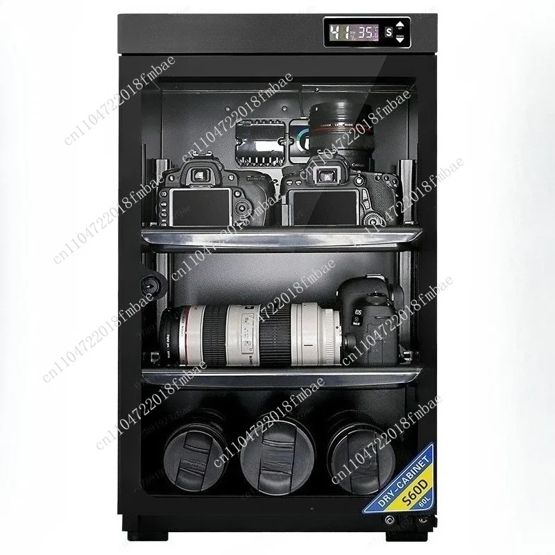 60L Camera Drying Box Electronic Moisture-proof Box DSLR Lens Stamp Tea Microphone Drying Cabinet Box