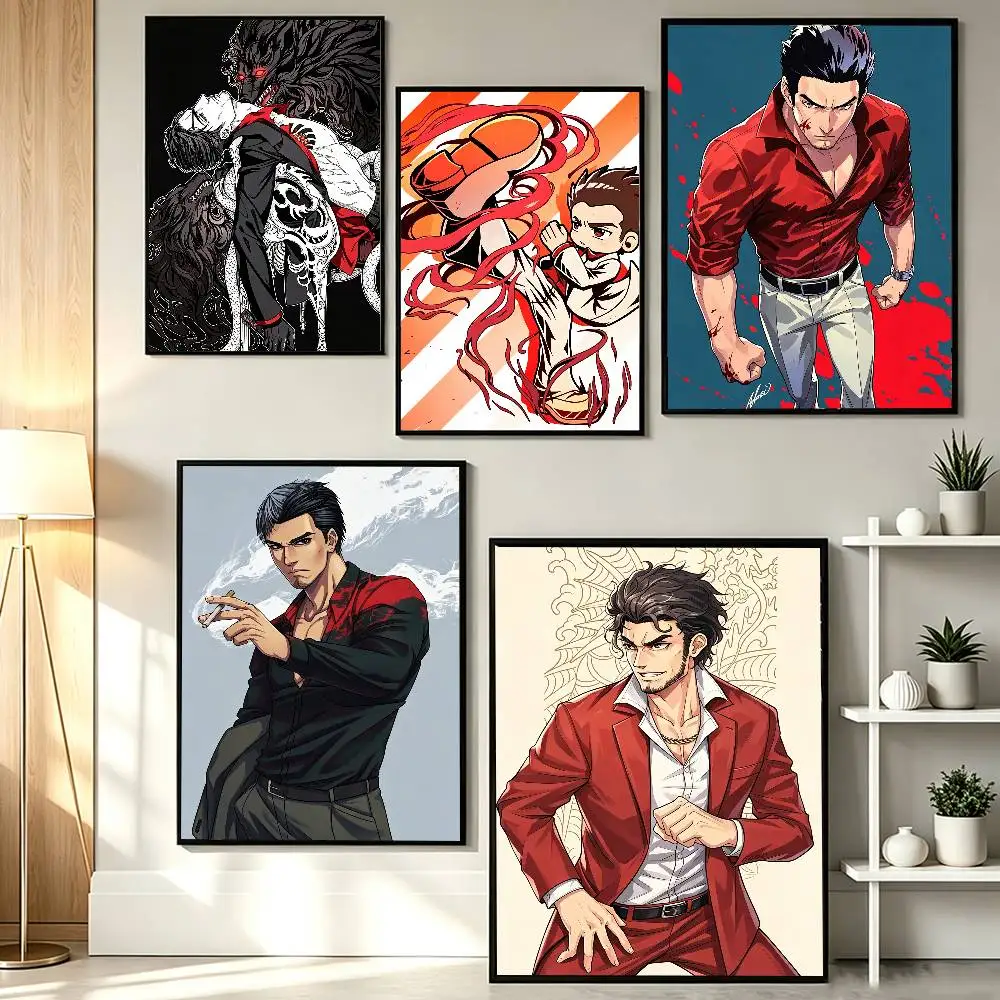 Dragon of Dojima K-kiryu Poster HD Self Adhesive Waterproof Wall Art Ideal for Home Office Dorm Gift