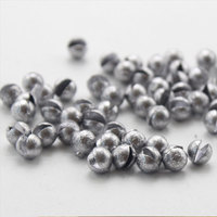50pcs/lot 0.4g-2g Oval Split Shot Open Lead Sinker Bean Shaped Weight Lead Premium Solid Fishing Lure Tackle Accessories