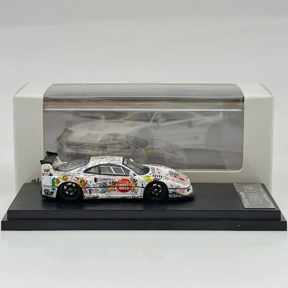 Diecast Ghost Player 1:64 Scale Ferrari F40 LBWK Alloy Car Model