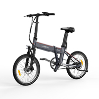 PVY Libon Electric Bike with Smart APP,36V 20.8 Dual Battery,20 inch Fat Tires,25km/h,250W  Mechanical Disc Brake Folding E-BIKE