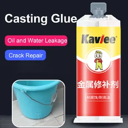 2pcs Metal Repair Paste Metal Cold Welding Industrial Glue DIY Home Repair Heat Resistance Permanent Quick Dry Soldering Glue