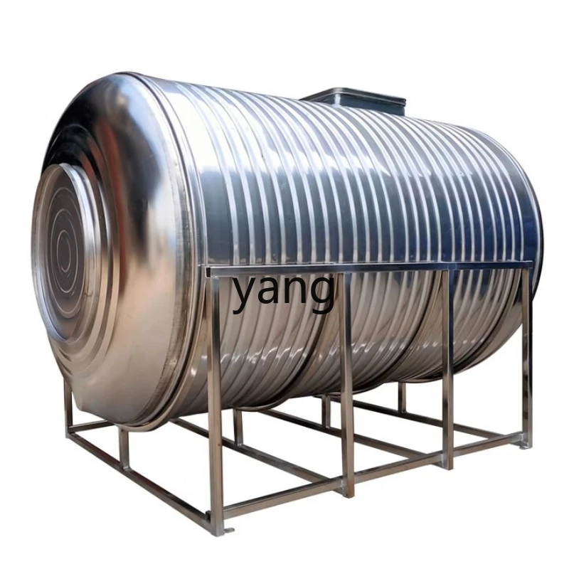 CX  stainless steel water tank horizontal household flat thickened solar roof kitchen water storage bucket