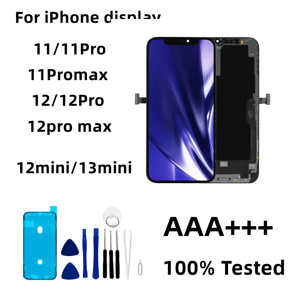 100%  New OLED For iPhone 11 New Display Touch With 3D Touch Screen Replacement Factory Display Screen For iphone 11