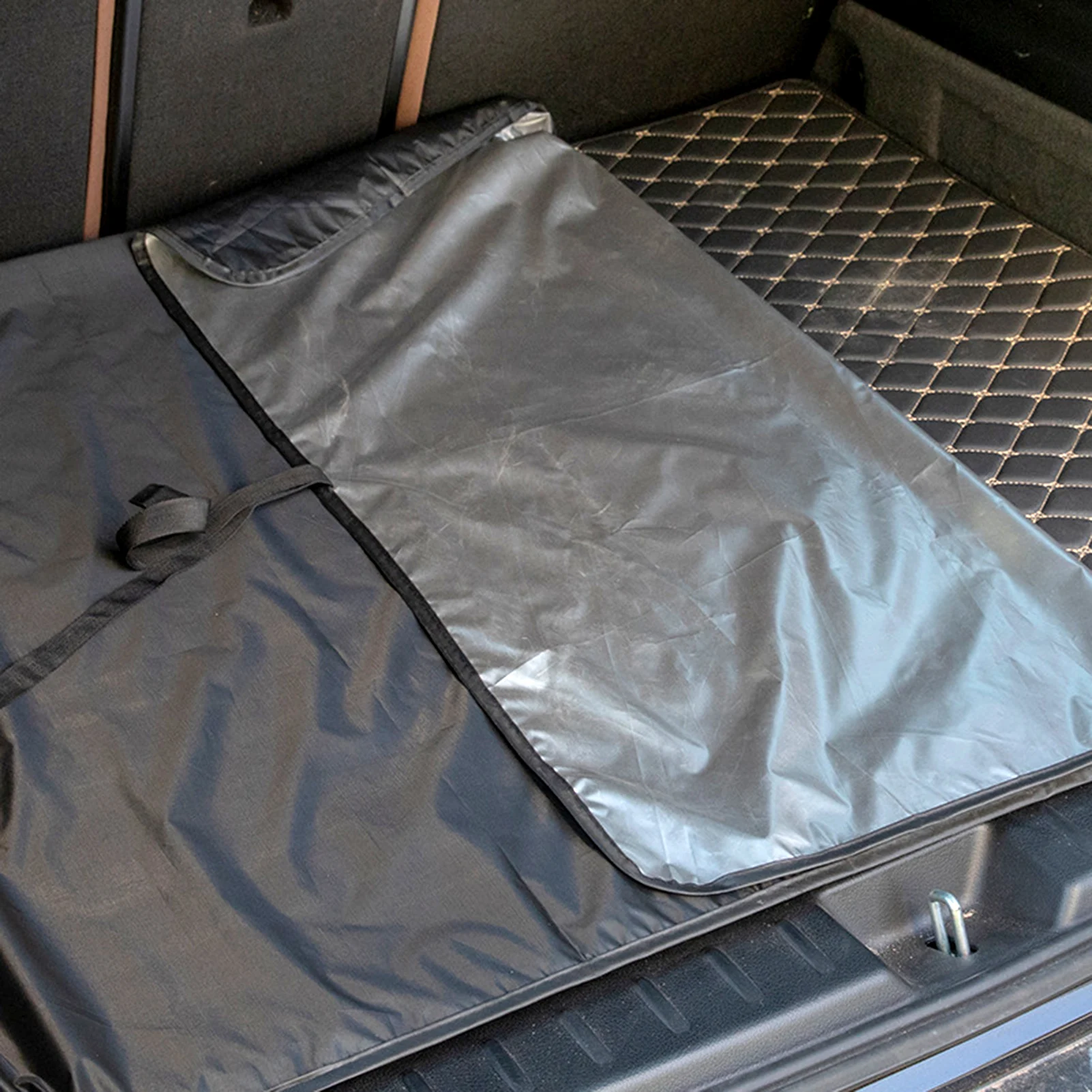 Foldable Car Trunk Mat Anti-slip Waterproof Rear Cargo Liner Universal Portable Car Boot Protector Cover for Delivery Taxi Drive