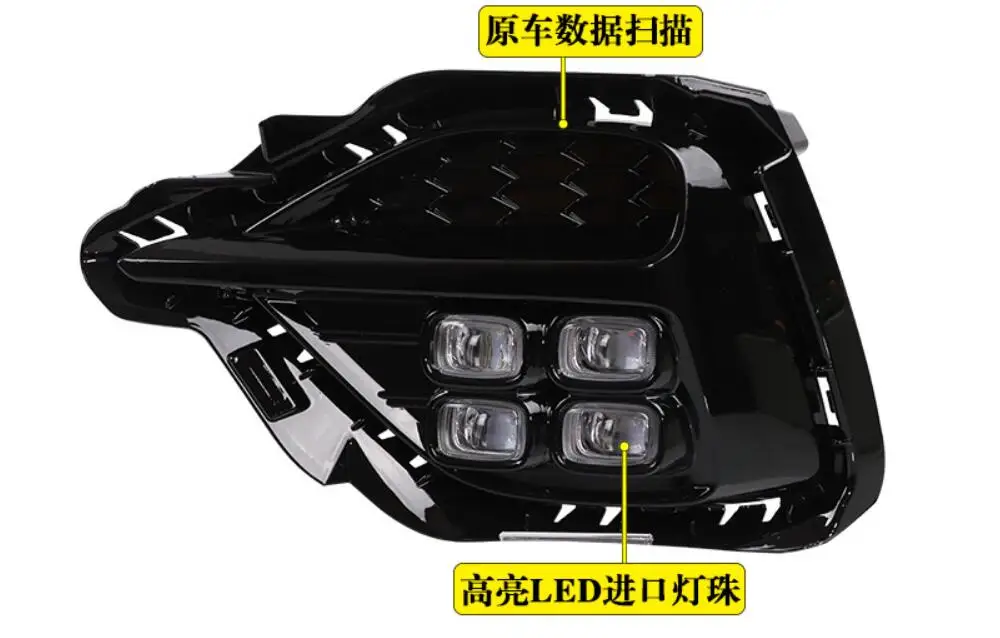 car bumper headlight for MG ZS daytime light 2020~2022y DRL car accessories LED headlamp for mg zs fog light