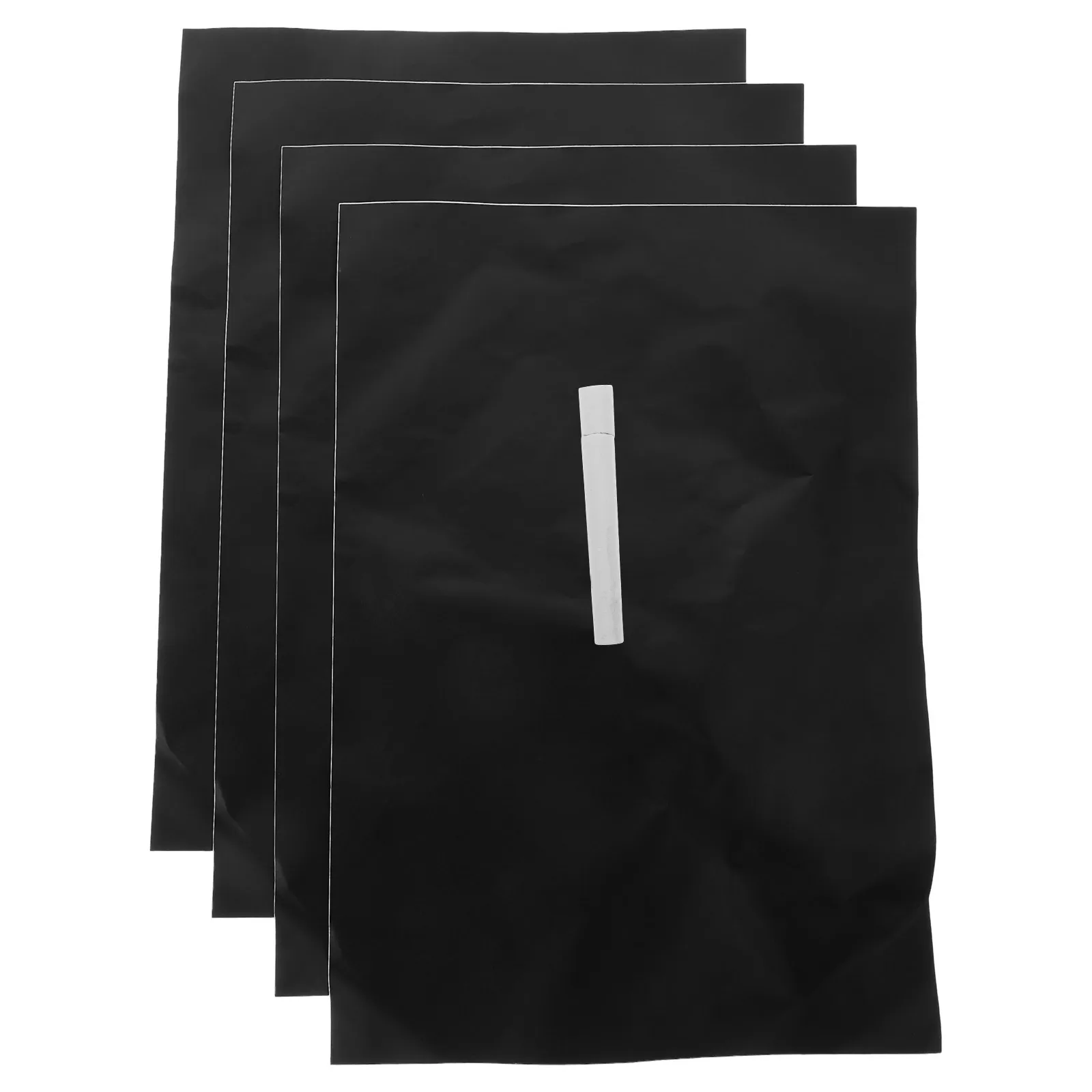 

4Pcs 20x30cm A4 Removable Chalkboard Wall Sticker Blackboard Decal Eco-Friendly Easy Installation No Glue Residue