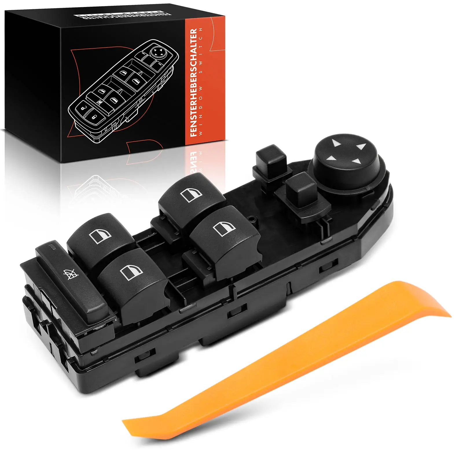 Frankberg 1x Driver schakelaar Raammechanisme voor BMW 5 Serie E60 E61 2003-2010 520i 525i 530i 1S16897 DWS955 SM1870 61316939095