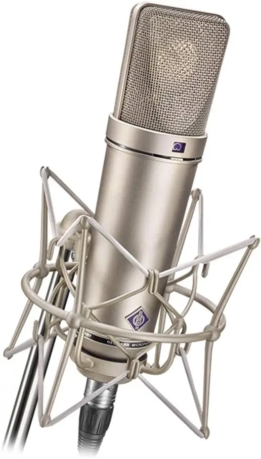 Neumann U87Ai Set Z Multi Pattern Large Condenser Microphone Professional Studio Recording Mic with Shock Mount