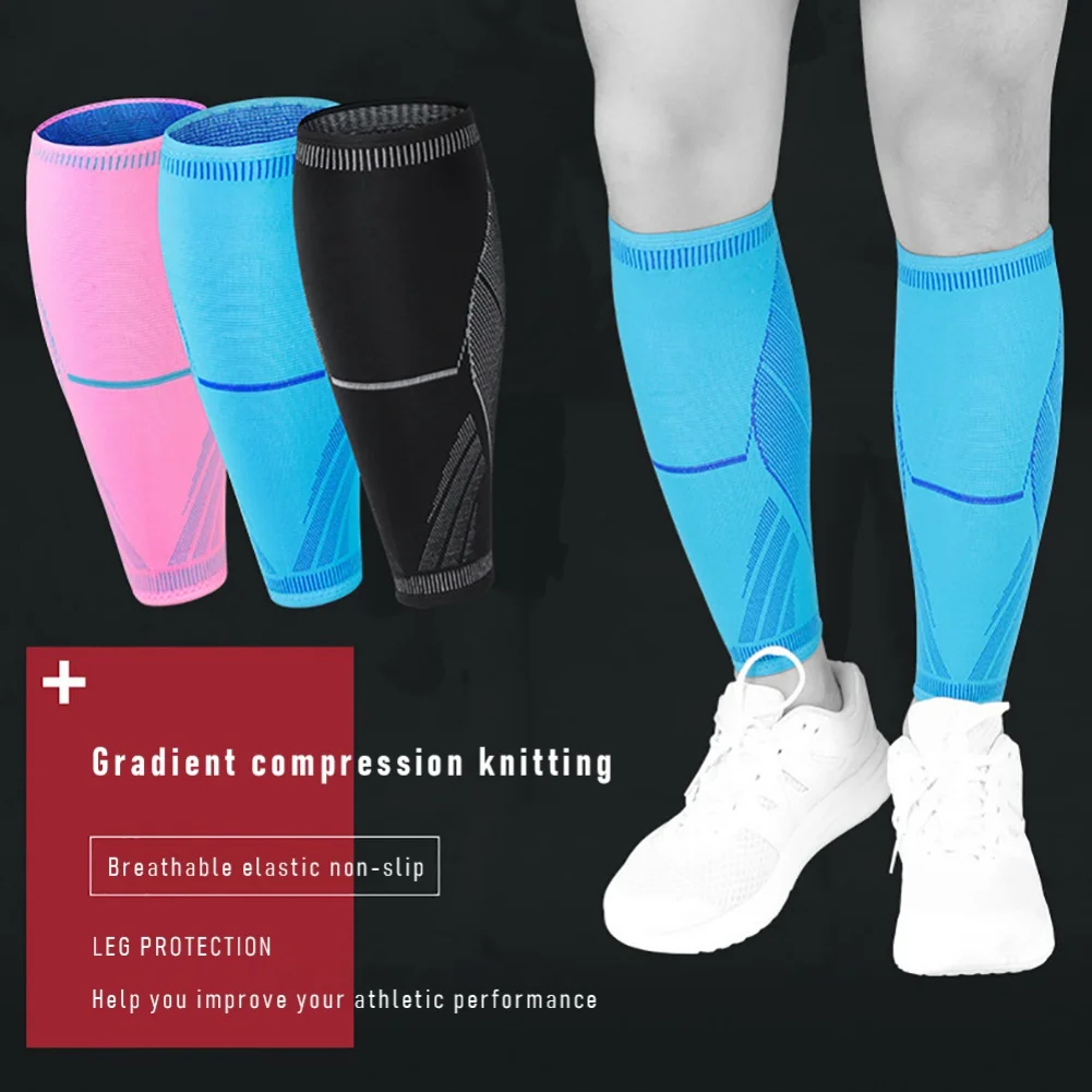 1PC Sports Calf Knitting Compression Sock Outdoor Basketball Football Mountaineering Running Calf Pain Relief Protector